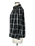 Max Studio Plaid Black Long Sleeve Button-Down Shirt Size M - photo 5