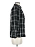 Max Studio Plaid Black Long Sleeve Button-Down Shirt Size M - photo 4
