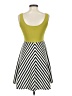 Judith March 100% Polyester Stripes Yellow Casual Dress Size S - photo 2