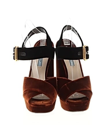 Prada Velvet PlatformSandals (view 2)