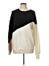 E&M Collection Color Block Black Pullover Sweater Size L - photo 1
