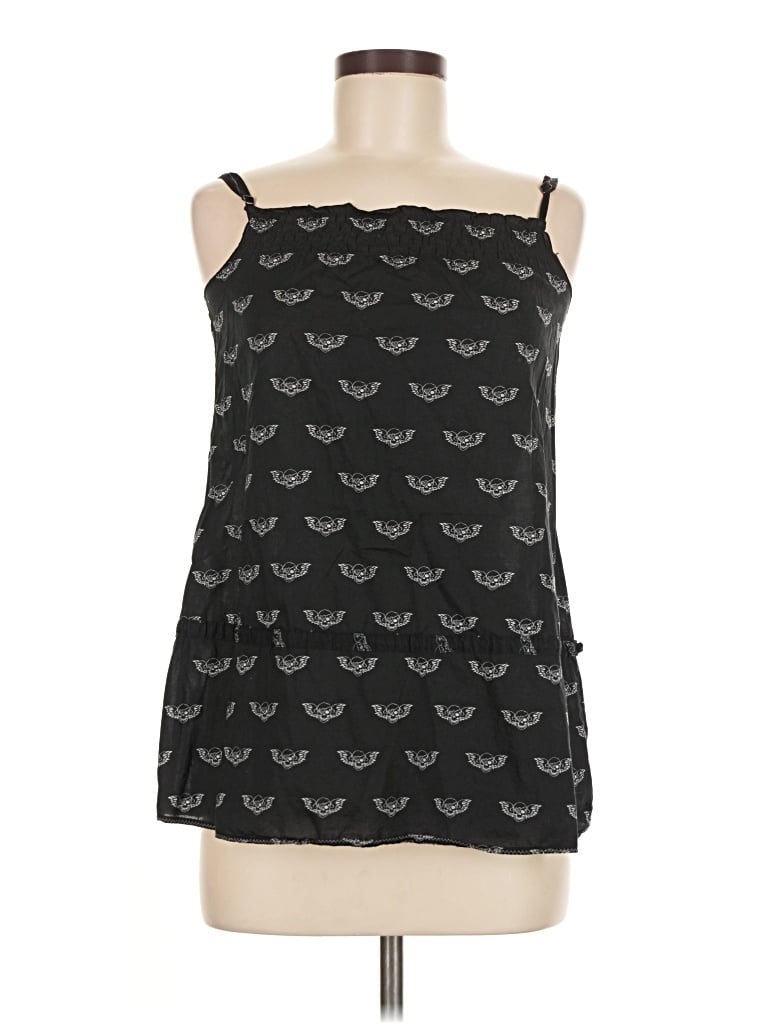 Pre-owned Esprit Sleeveless Top Black Strapless Neckline Tops