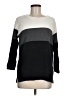 TWO by Vince Camuto Color Block Gray Black Pullover Sweater Size M - photo 1