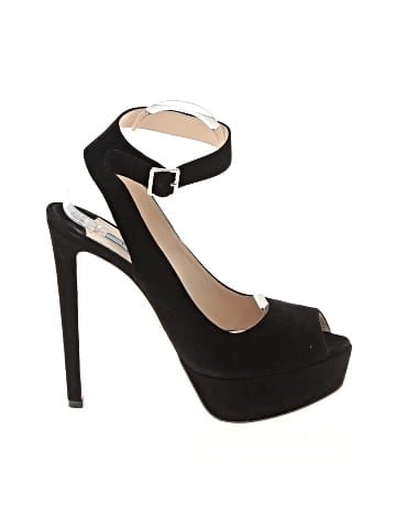 Prada Suede Platform Sandals (view 1)