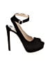 Prada Black Suede Platform Sandals Size EU 40 1/2 - photo 1