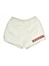 Assorted Brands 100% Polyester Chevron-herringbone Ivory Athletic Shorts Size 10 - 12 - photo 1