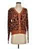 Shein Animal Print Brown Cardigan Size S - photo 1