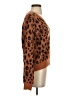 Shein Animal Print Brown Cardigan Size S - photo 4