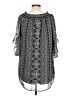 City Triangles 100% Polyester Paisley Gray Casual Dress Size L - photo 2