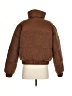 ULTRACOR 100% Polyester Brown Faux Fur Jacket Size S - photo 2