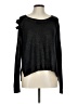 Material Girl 100% Acrylic Black Pullover Sweater Size L - photo 1
