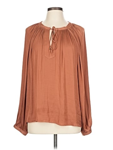 Pookie & Sebastian Long Sleeve Blouse (view 1)