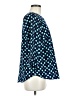 Pixley 100% Polyester Stars Blue 3/4 Sleeve Blouse Size M - photo 4