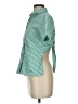 Current/Elliott 100% Cotton Stripes Green Short Sleeve Blouse Size XS (0) - photo 5