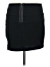 Bar III Solid Black Casual Skirt Size M - photo 2