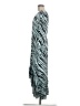 Leith 100% Rayon Animal Print Teal Casual Dress Size M - photo 5