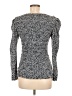 Parker Silver Long Sleeve Top Size M - photo 2