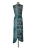 Elfarrow Graphic Teal Casual Dress Size 6 (estimated) - photo 2