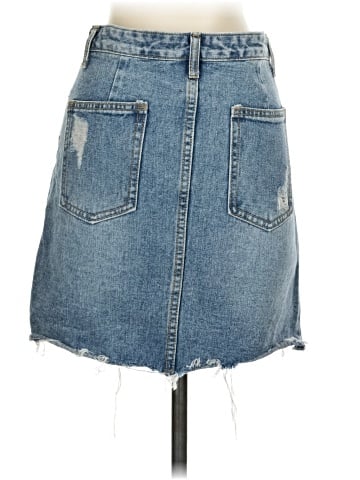 Fashion Nova Denim Skirt (view 2)