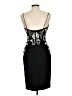 Casadei 100% Polyester Black Cocktail Dress Size 10 - photo 2