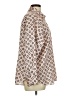 Zara 100% Polyester Print Ivory Pink Long Sleeve Blouse Size L - photo 4