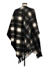 RACHEL Rachel Roy 100% Polyester Black Poncho One size - photo 2