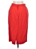 Unbranded Solid Red Casual Skirt Size 28 waist (estimated) - photo 2