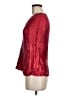 Essentials Red 3/4 Sleeve Blouse Size M - photo 5