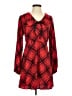 Old Navy 100% Rayon Plaid Red Casual Dress Size S - photo 1