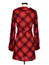 Old Navy 100% Rayon Plaid Red Casual Dress Size S - photo 2