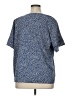 Unbranded 100% Polyester Blue Short Sleeve Blouse Size 1X - photo 2