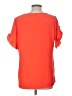 Unbranded 100% Polyester Orange Red Short Sleeve Top Size L - photo 2