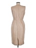 Ann Taylor 100% Polyester Solid Tan Casual Dress Size 6 - photo 2