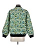 Sister Jane 100% Polyester Print Green Jacket Size XS - photo 2