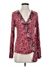 Maurices Pink Long Sleeve Blouse Size S - photo 1