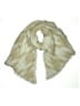 V.Fraas 100% Polyester Ivory Tan Scarf One size - photo 1