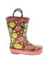 Western Chief Brown Purple Rain Boots Size 7 - 8 Kids - photo 1