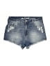 Wallflower Stars Blue Denim Shorts Size 11 - photo 1