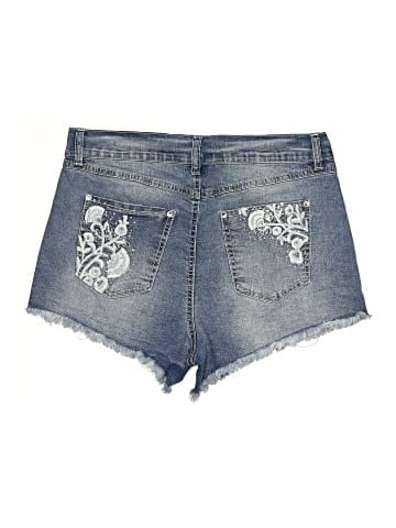 Wallflower Denim Shorts (view 2)
