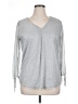 Zoey & Leelo 100% Polyester Silver Long Sleeve Blouse Size XL - photo 1