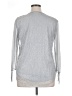 Zoey & Leelo 100% Polyester Silver Long Sleeve Blouse Size XL - photo 2