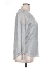 Zoey & Leelo 100% Polyester Silver Long Sleeve Blouse Size XL - photo 4
