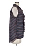 CAbi 100% Polyester Blue Sleeveless Blouse Size M - photo 4