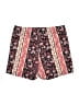 Shein Paisley Red Shorts Size 4 - photo 2