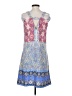 Nicole Miller 100% Polyester Paisley Blue Casual Dress Size 2 - photo 2
