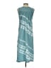 Splendid Tie-dye Teal Casual Dress Size S - photo 2