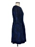 Taylor Animal Print Blue Cocktail Dress Size 6 - photo 4