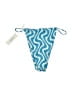 AEXAE Chevron-herringbone Blue Swimsuit Bottoms Size M - photo 2