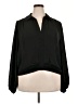 Intempo 100% Polyester Black Long Sleeve Blouse Size 2X - photo 1