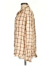 wonderly Plaid Ivory Long Sleeve Button-Down Shirt Size L - photo 5